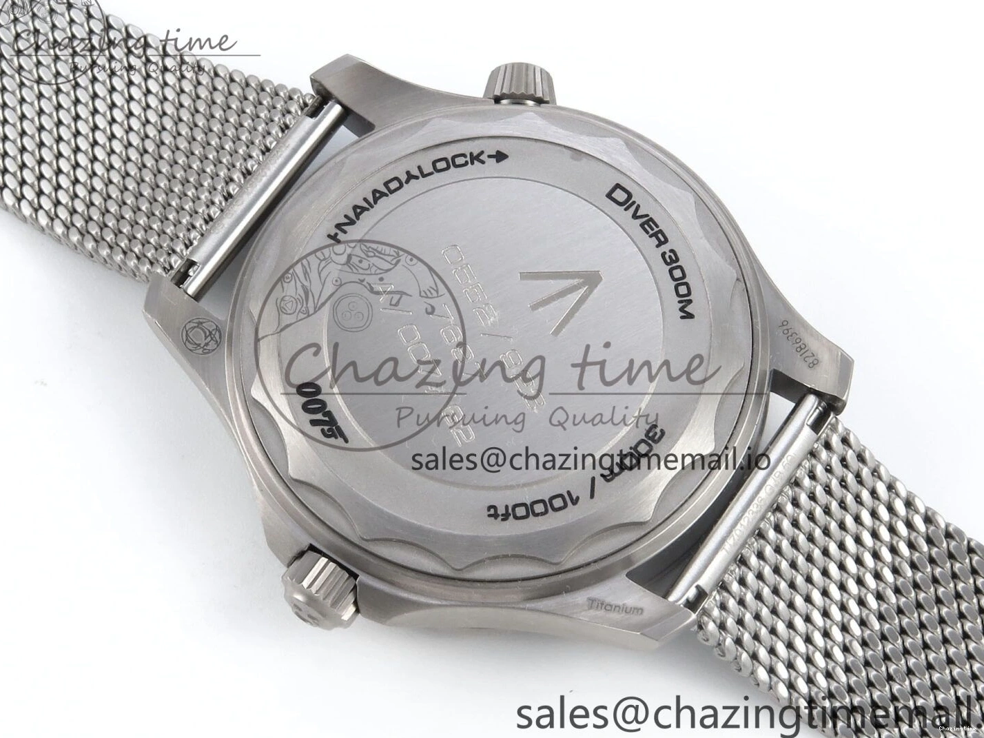 0423 Original Seamaster 300 “No Time to Die” Limited Edition VSF 1:1 Best Edition on SS Mesh Bracelet A8806(Free Nato) V 7679